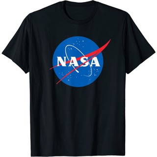 เสื้อ NASA ได้รับอนุญาตอย่างเป็นทางการ NASA LOGO T shirt Gift IDEA T-Shirt