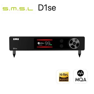 SMSL D1se MQA USB DAC DSD512 768kHz 32Bit Bluetooth 5.0 เดสก์ท็อปสเตอริโอเสียงความละเอียดสูง HiFi DAC ES9038PRO พร้อมเอาต์พุต XLR