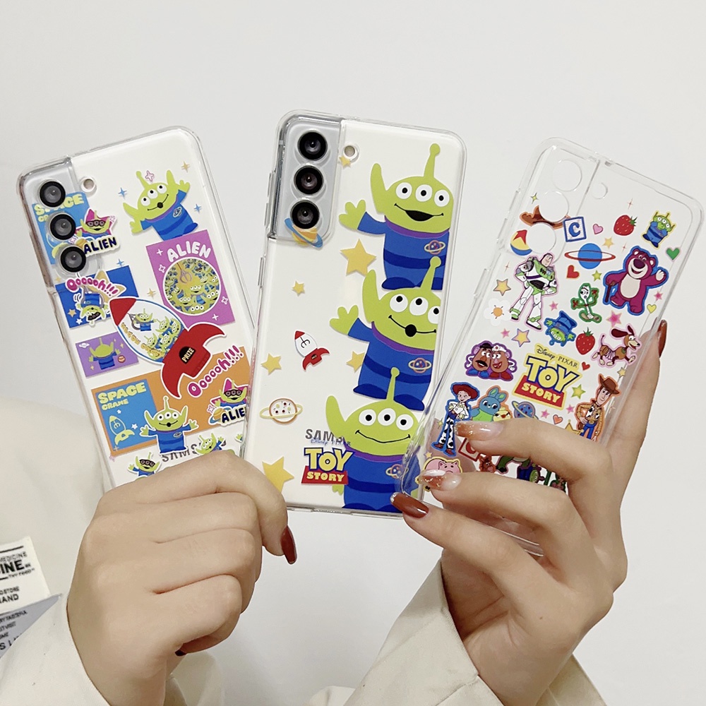 แฟชั่นการ์ตูน Toy Story เคสโทรศัพท์ TPU โปร่งใส กันตก สําหรับ Samsung Galaxy S25/S24/S23/S22/S21FE/S20FE/Note20Ultra และ Plus/Ultra รุ่น