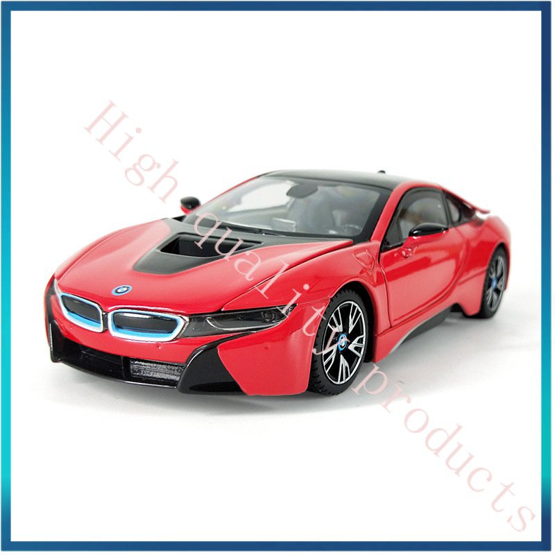 KJGB ดาว56500จำลอง BMWI8โลหะผสมรุ่นโลหะรถสปอร์ตของเล่นคอลเลกชันเครื่องประดับของขวัญวันเกิด gzRT