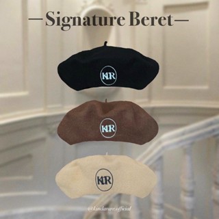 KINDARARE — Signature Beret Hat (หมวกเบเร่ต์ พร้อมส่ง)