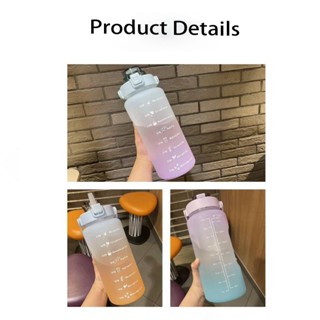 ขวดน้ำบอกเวลา A613 กระบอกน้ำสุดฮิต ขวดน้ำขนาด 2 ลิตร ของแท้(2000ml) สีพาสเทลสวยมากก สีพาสเทลสุดเก๋ (กระบอก สีพาสเทล)