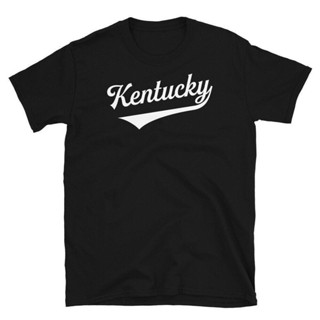 เสื้อยืดโอเวอร์ไซส์เสื้อยืด พิมพ์ลาย State Of Commonwealth Of Kentucky Louisville สไตล์เรโทรS-4XL