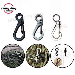 คาราบิเนอร์ ตะขอพวงกุญแจ อลูมิเนียม ขนาดเล็ก Paracord Carabiner Edc 1 ชิ้น