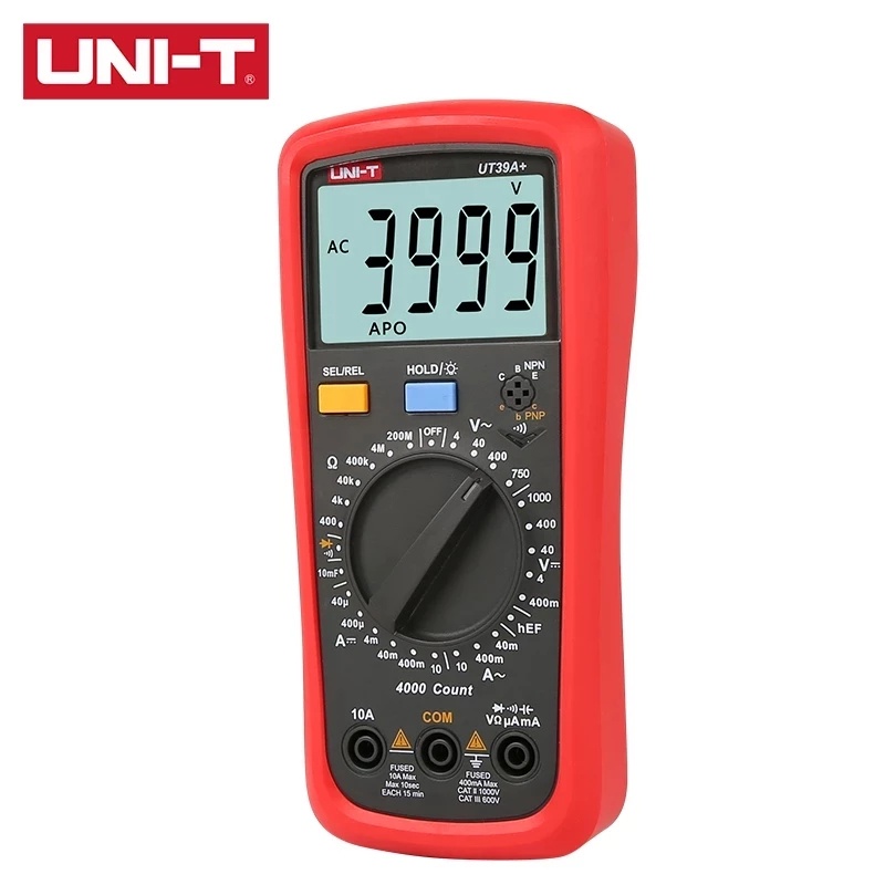 UNI-T UT39A UT39C UT39E Digital Multimeter Auto Range With LCD ...