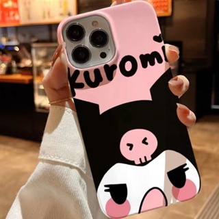 เคสโทรศัพท์มือถือแบบแข็ง ลายคุโรมิน่ารัก สําหรับ iphone 14promax 11 13 12 7Plus 8 X XS Max