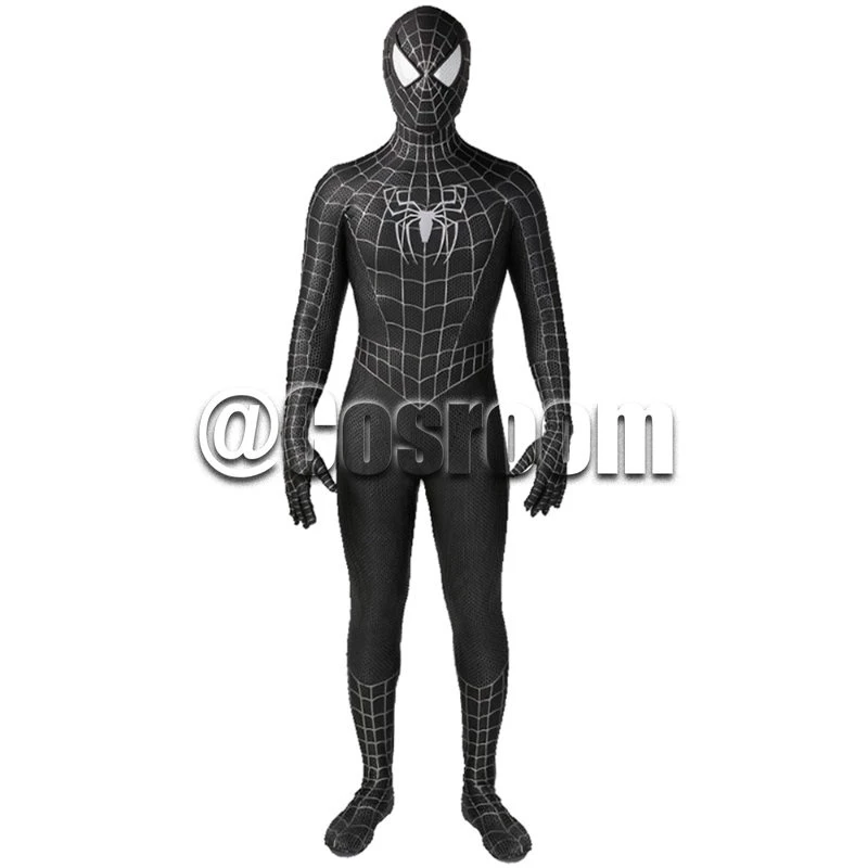 Maguire Sperman เครื่องแต่งกายสีดํา/สีแดง Raimi Man คอสเพลย์ Superboys Zentai สูท thumbnail 5
