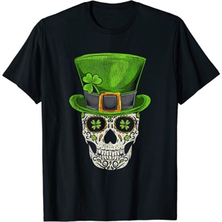 เสื้อยืด irish Skull ST patricks DAY