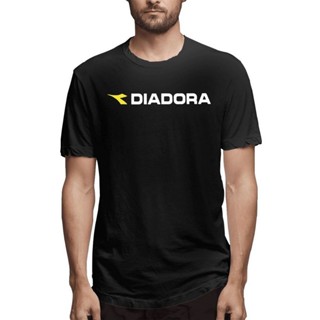 เสื้อเชิ้ตแขนสั้น เสื้อยืดแขนสั้น ราคาส่ง ไม่ต้องรีด Diadora เสื้อท็อป น้ําหนักเบา สําหรับผู้ชาย