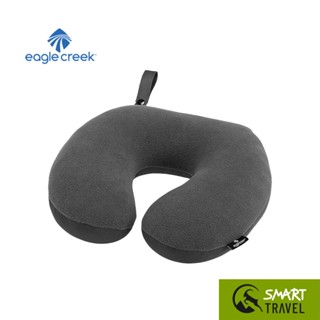 EAGLE CREEK 2-IN-1 TRAVEL PILLOW EBONY หมอนรองคอ-หมอนหนุนพกพาแบบเม็ดโฟมเล็ก อุปกรณ์เสริมสำหรับเดินทาง สี EBONY