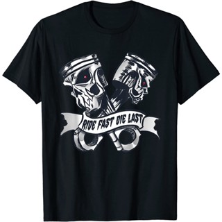 เสื้อยืดขี่ Fast Die Last bikers