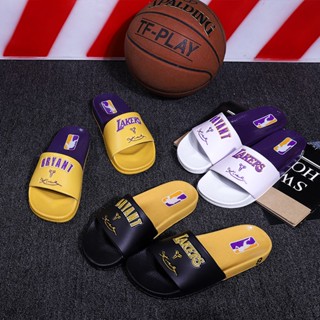 NBA Lakers Kobe Bryant รองเท้าแตะผู้ชาย รองเท้าแตะในร่ม Size:40-47