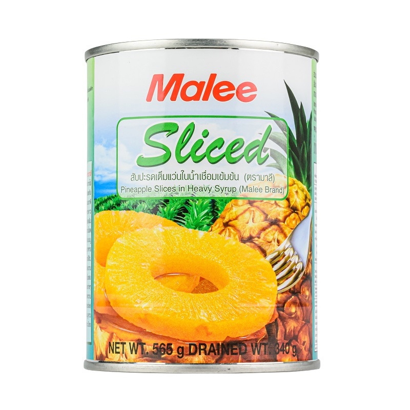 มาลี  สับปะรดแว่นในน้ำเชื่อม  ขนาด  565g./ 20oz.  หยกออนไลน์