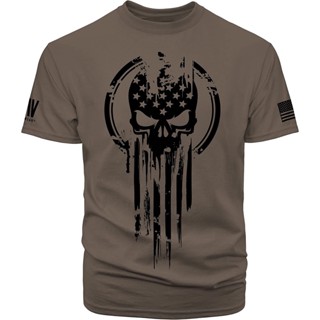 ON สวมเสื้อยืดผู้ชายแขนสั้น American Warrior