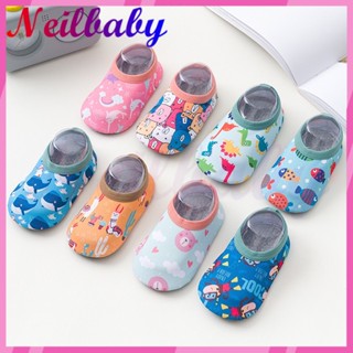 Neilbaby รองเท้าเด็กวัยหัดเดิน ลายการ์ตูนไดโนเสาร์น่ารัก กันลื่น 6 เดือน - 4 ปี