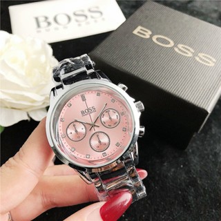 Boss นาฬิกาข้อมือแฟชั่น สีทอง สําหรับผู้หญิง และผู้ชาย#039; s นาฬิกา