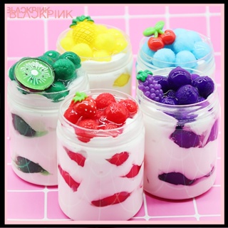 &lt;Sunshine123&gt; 60/120ml Fruit Ice Cream Slime Mud Clay Craft Stress Reliever Sludge Kids Toy