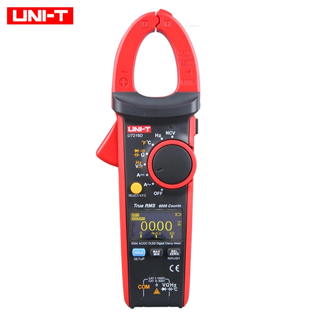 UNI-T UT216D UT216A UT216B UT216C 600A True RMS แคลมป์มิเตอร์แบบดิจิตอล  Digital Clamp Meter   Clamp