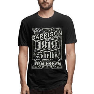 เสื้อยืดคอกลม เสื้อยืดครอปพร้อมส่ง เสื้อกีฬาแขนสั้น ลาย Peaky Blinders Garrison Pub ขนาดใหญ่ ของขวัญที่ดีที่สุด สําหรั