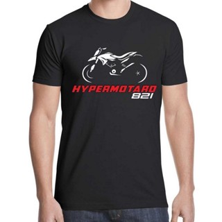 เสื้อยืดคอกลม เสื้อยืดครอป {พร้อมส่ง เสื้อยืดผ้าฝ้าย 100% พิมพ์ลาย Ducati Hypermotard 821 โอเวอร์ไซซ์ ไซซ์ สําหรับผู้