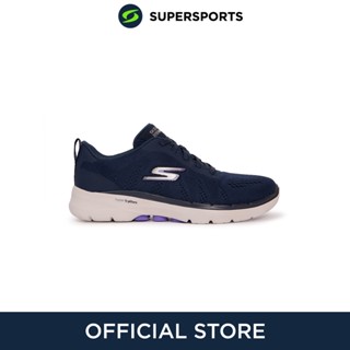 SKECHERS GO WALK® 6 - Sky Wind รองเท้าลำลองผู้หญิง รองเท้าผ้าใบ