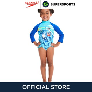 SPEEDO Digital Long Sleeve Frill เสื้อรัชการ์ดเด็กผู้หญิง