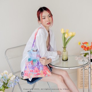 ✨New✨Vibes.brandd🌞🌷Cheerful Dream Bucket bag🌷🌞กระเป๋าผ้า แบบมีเชือกรูด