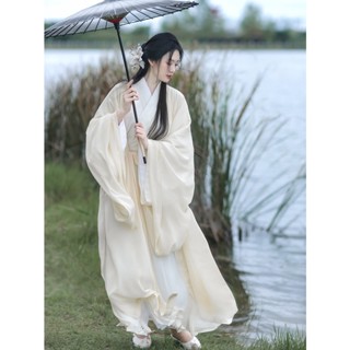 Hanfu ชุดโบราณทั้งชุด เสื้อแขนใหญ่ทั้งชุดตรง Wei Jinfeng ราชวงศ์เหนือและใต้ของสาวพระเจ้า