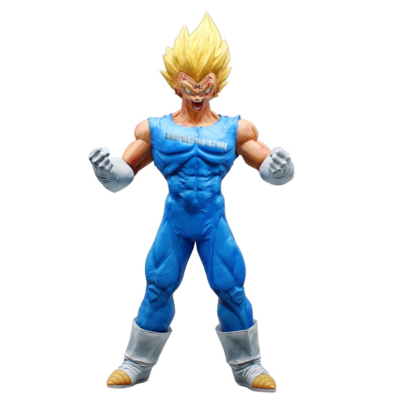 Anime Dragon Ball Z Majin Vegeta Figure Roar Self-destruct Majin Vegeta Action Figure 29cm PVC Model
