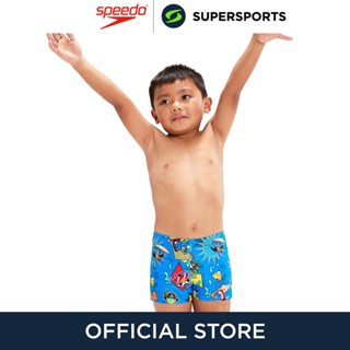 SPEEDO Learn To Swim Allover Aquashort กางเกงว่ายน้ำขาสั้นเด็กผู้ชาย