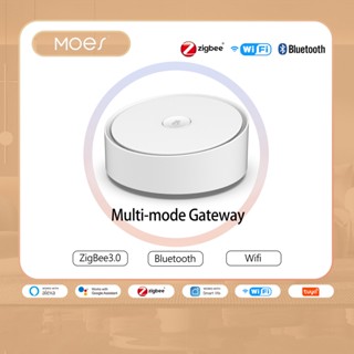 Moes ฮับตาข่าย WiFi บลูทูธ หลายโหมด ควบคุมด้วยเสียง สําหรับ Tuya Smart App Alexa Google Home