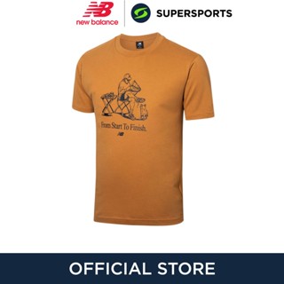 NEW BALANCE Essentials Cafe เสื้อยืดผู้ชาย