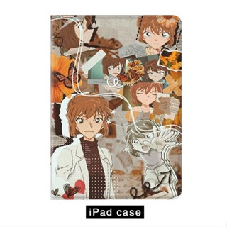 Haibara Ai เคสไอแพด air1/2/3/4/5 mini 4/5/6 เคส ipad 10.2 gen 7 8 9 case iPad 2022 pro11 gen10 tri-fold case pen slot