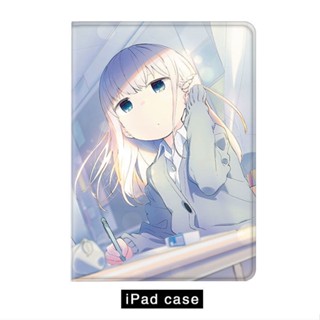 anime girl เคสไอแพด mini 4/5/6 air 1/2/3/4/5 เคส ipad 10.2 gen 7 8 9 case ipad 2022 pro11 gen10 tri-fold cover pen slot