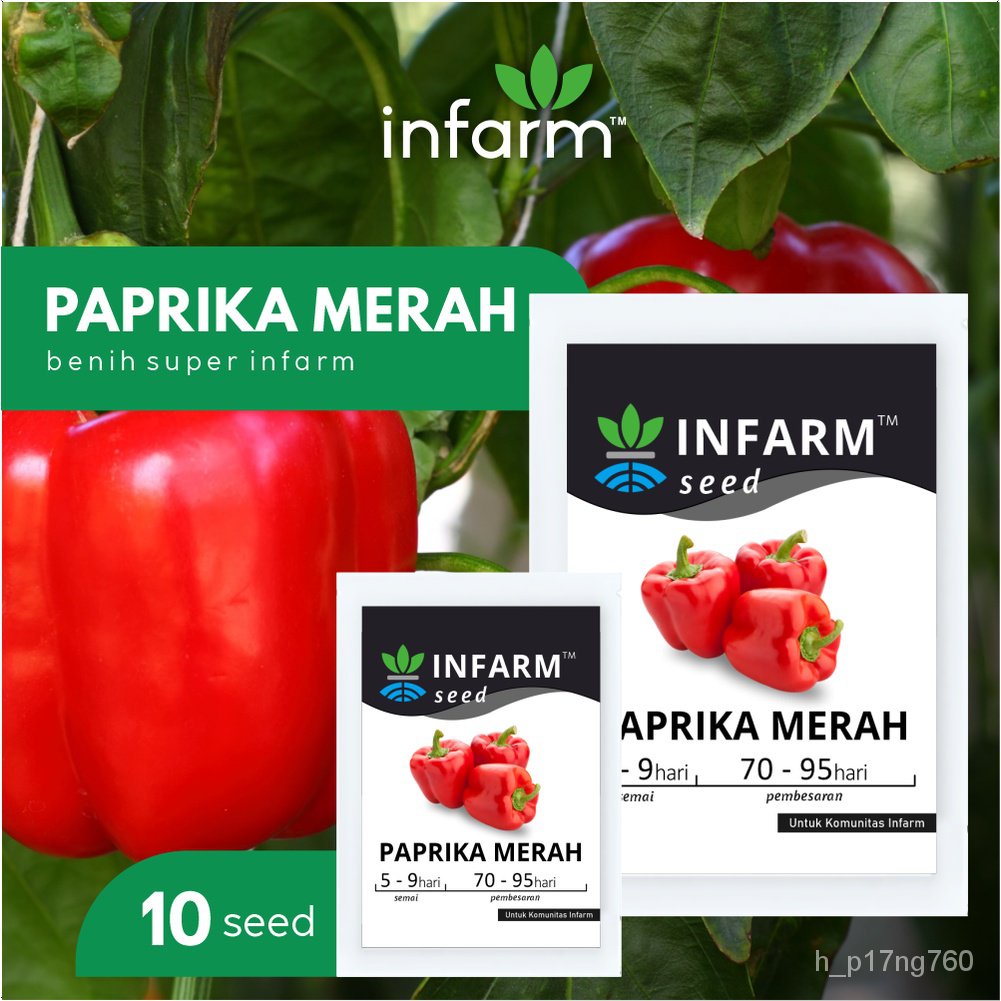 INFARM - Benih Bibit Biji Super Paprika Merah2023 CJEW
