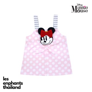 Minnie Mouse by เลซองฟอง 1N19C01 ( ) ยืดสายเดี่ยวเด็กหญิงลิขสิทธิ์ห้าง