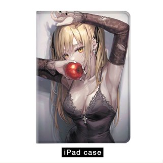 Death note Mihai sand เคสไอแพด air 4 5 mini 1/2/3/4/5/6 เคส ipad 10.2 gen 7 8 9 gen10 2022 pro 11 tri-fold case pen slot