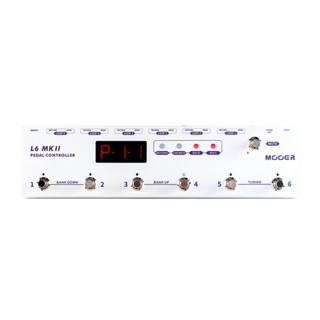 Mooer ตัวควบคุมแป้นเหยียบเอฟเฟคกีตาร์อะคูสติก L6 Mkii Loop Switcher พร้อมห่วง 6 ชิ้น