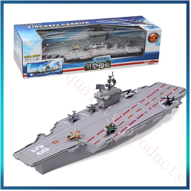 PE0N CK💥ของเล่นเด็ก โมเดล เรือรบ ลำใหญ่ มี 3 แบบ เรือบรรทุกเครื่องบิน เรือดำน้ำ เรือ Military Simula