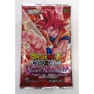 DB DB-B20--pack DB Power Absorbed Booster Pack Dragonball 1st Editi 1 EN Pack 811039038748