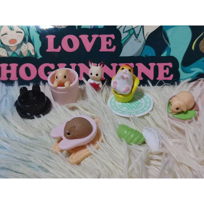 🐹🐇 Hamster & Rabbit Cafe Gacha Capsule Toy กาชาปอง โมเดล น้อง แฮมสเตอร์ กับ กระต่าย รวมๆ น่ารักมากๆเ