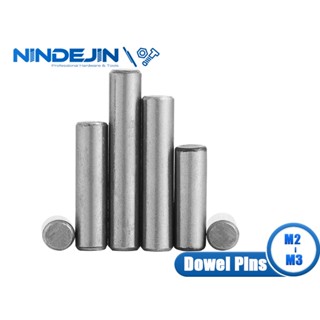 NINDEJIN 30-50pcs Dowel Pins 304 Stainless Steel m2 m2.5 m3 Parallel Pins Fastener Solid Cylinder Pin GB119