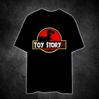 เสื้อแขนสั้น เสื้อยืดผ้าฝ้าย แขนสั้น TOY STORY DINO (PARK ED) Printed t shirt unisex 100% cotton_05