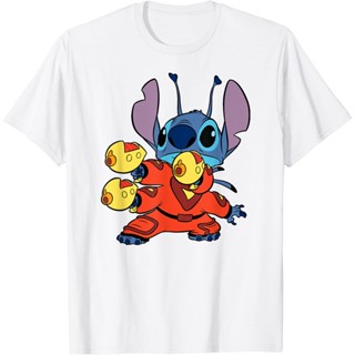 เสื้อยืดลาย Disney Stitch Space Fighter