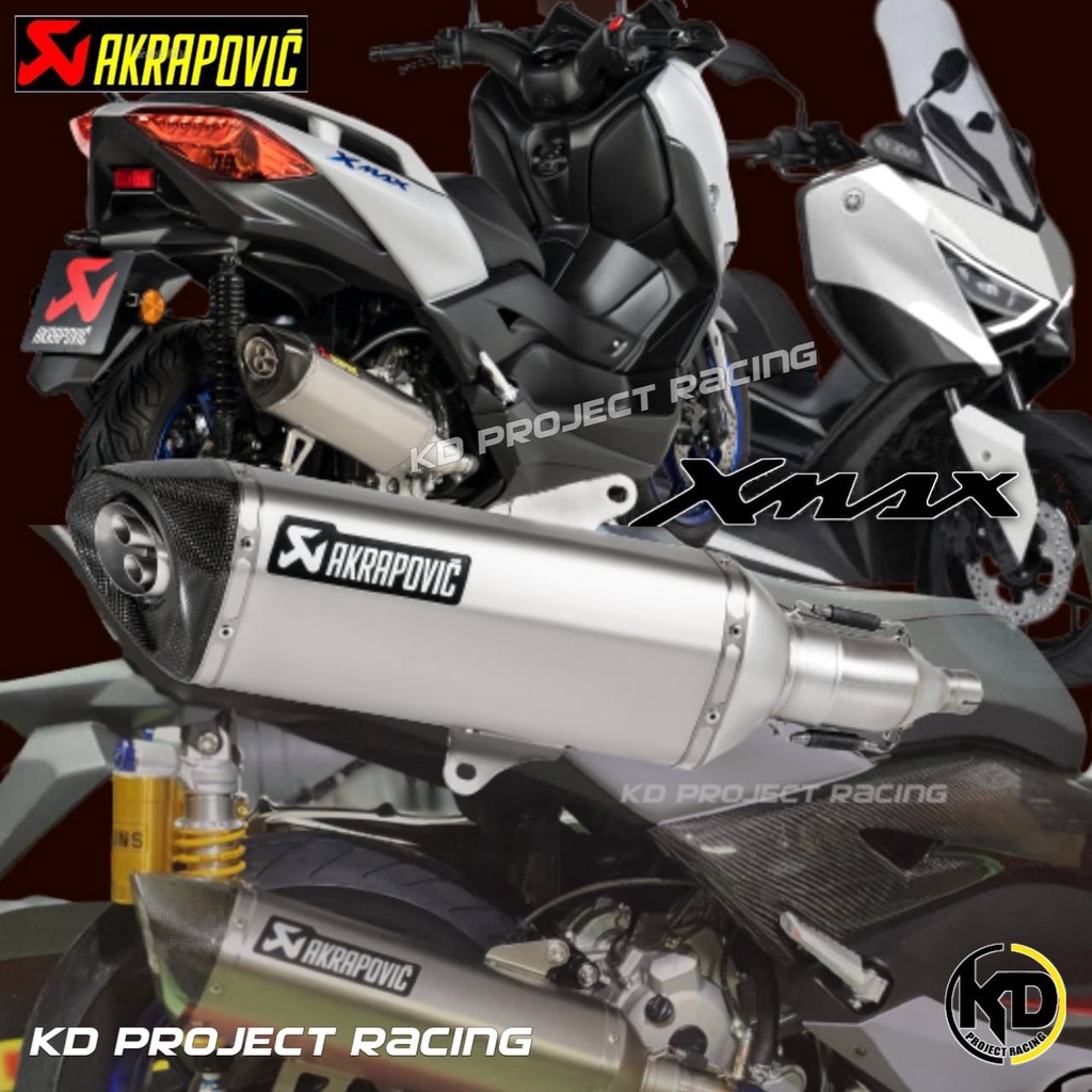 ท่อ AKRAPOVIC Slip on Titanuim สำหรับ Yamaha XMAX300 / 2021-23