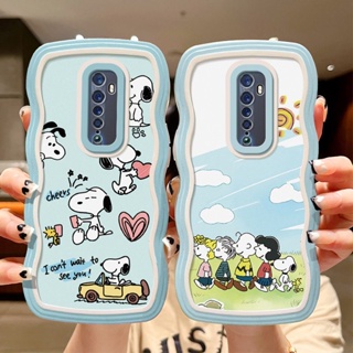 เคสมือถือ แบบนิ่ม ลายการ์ตูนคลื่น สําหรับ OPPO Reno2F Reno2Z OPPO Reno Reno2 Reno5 Reno6