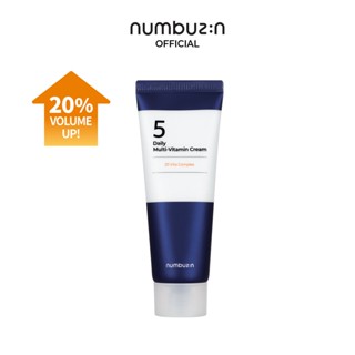 numbuzin No.5 Daily Multi-Vitamin Cream 60ml ครีมเบอร์ 5 ครีมมัลติวิตามิน ผิวกระจ่างใส