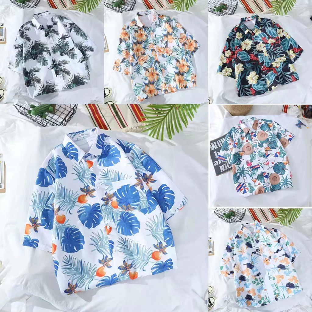 เสื้อผู้ชาย เสื้อฮาวาย หลายสไตล์ 100 แบบ รุ่น 8962