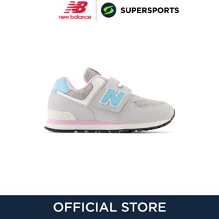 NEW BALANCE 574 Hook &amp; Loop รองเท้าลำลองเด็ก รองเท้าผ้าใบ