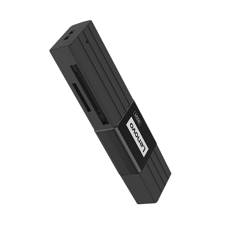 Lenovo Card ReaderUSB 2.0 TF/SD Card Reader เครื่องอ่านการ์ด 2in1 USB 2.0 เครื่องอ่านการ์ดหน่วยความจํา ช่องเสียบคู่ ไมโครการ์ด ดิจิทัล อะแดปเตอร์ ความเร็วสูง ช่องเสียบคู่